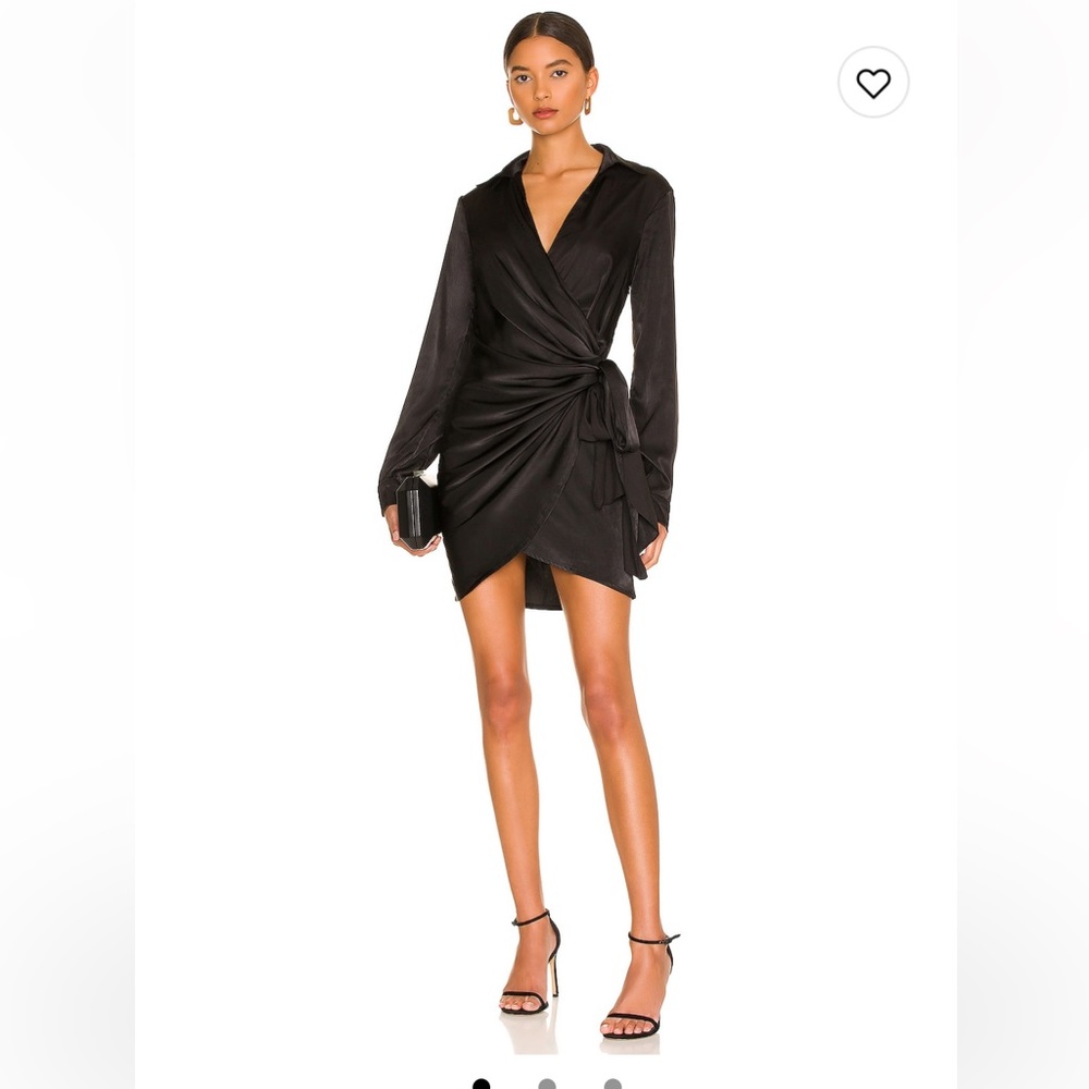 Superdown Sophie draped mini dress